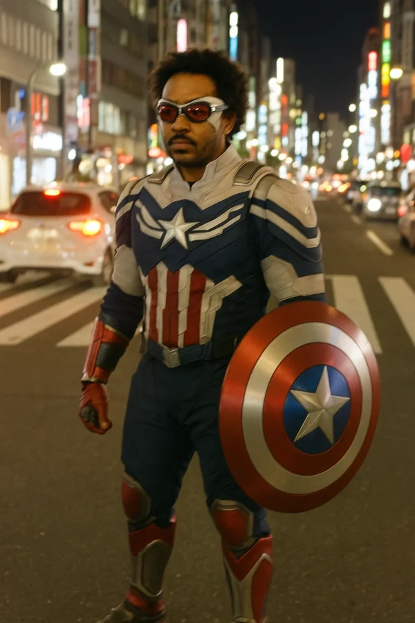 Black Falcon - Captain America Armor / Cosplay Pattern DIY - Image 2