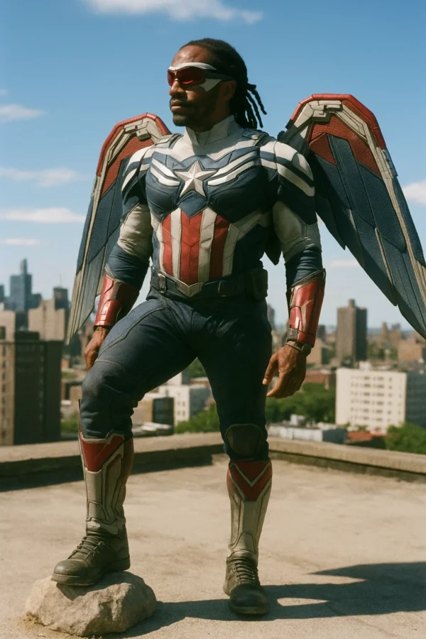 Black Falcon - Captain America Armor / Cosplay Pattern DIY - Image 4