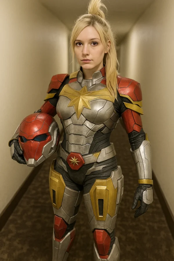 Captain Marvel - Planetary Ace   / Cosplay Pattern DIY - Marvel Super Wars