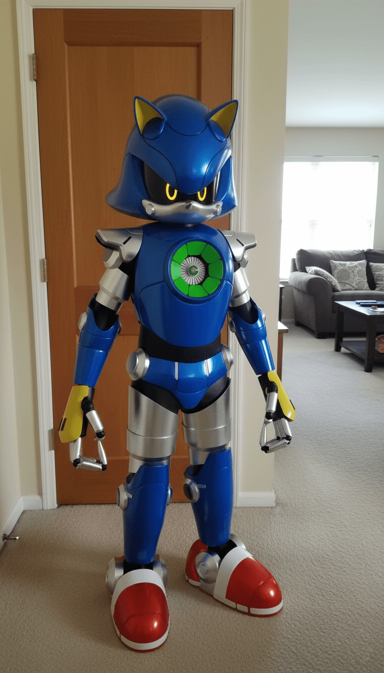 Metal Sonic Armor / Cosplay Pattern DIY - Sonic 3 - Movie 1 Metal Sonic Armor / Cosplay Pattern DIY - Sonic 3 - Movie