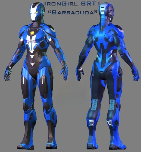 Iron Girl - SRT Barracuda   / Cosplay Pattern DIY - Image 2