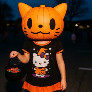 Hello Kitty Head Halloween Cosplay Pattern DIY