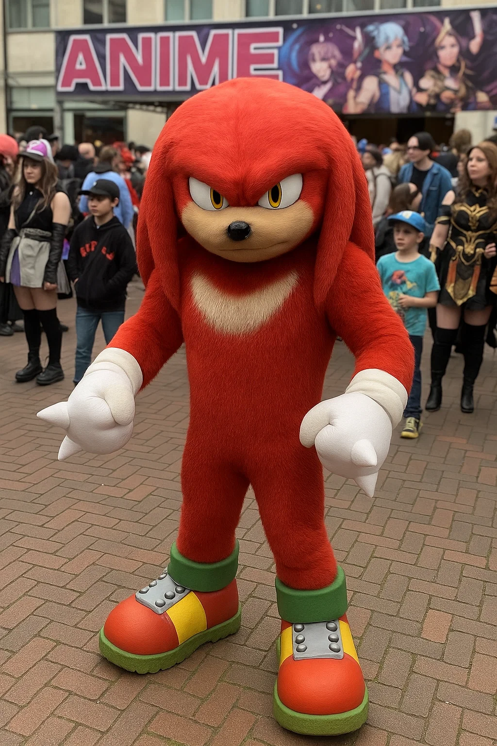 Knuckles Cosplay Pattern DIY - Sonic Movie's 1 Knuckles Cosplay Pattern DIY - Sonic Movie's