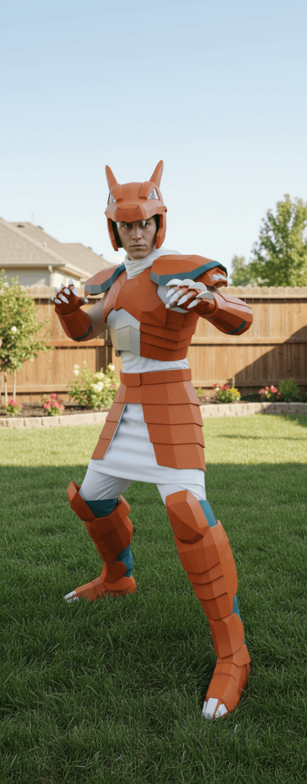 The Saint Seiya Armor design of Charizard Cosplay Pattern DIY - Saint ...