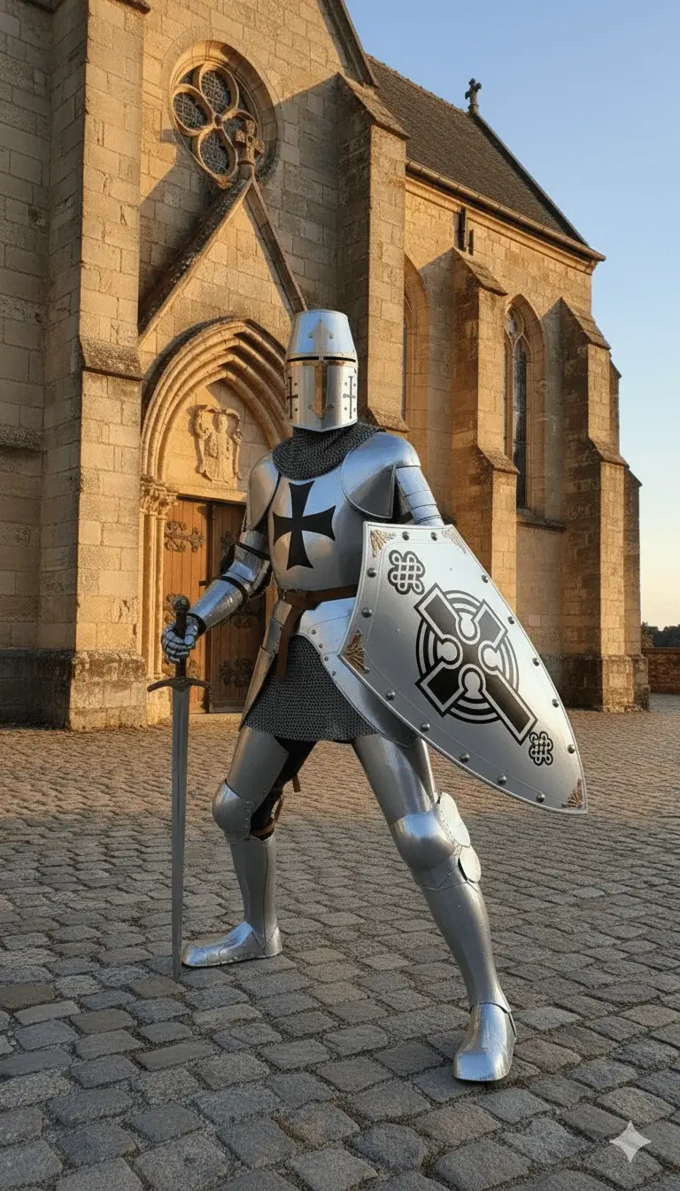 Medieval Knight Templar Armor Cosplay Pattern DIY 4 Medieval Knight Templar Armor Cosplay Pattern DIY - Image 4