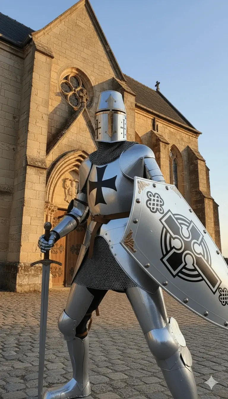 Medieval Knight Templar Armor Cosplay Pattern DIY 3 Medieval Knight Templar Armor Cosplay Pattern DIY - Image 3