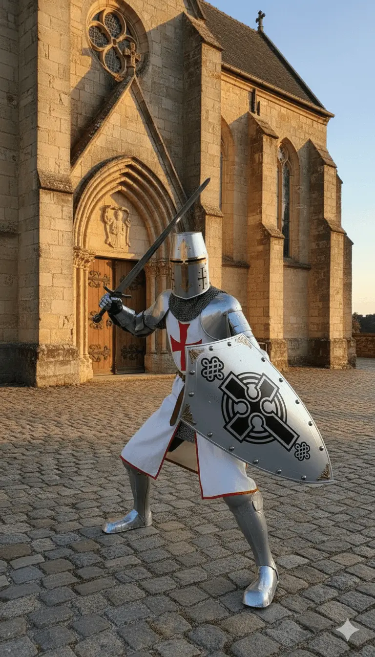 Medieval Knight Templar Armor Cosplay Pattern DIY 1 Medieval Knight Templar Armor Cosplay Pattern DIY