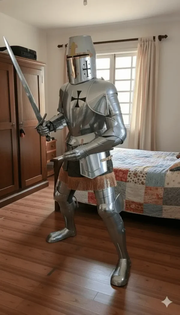 Medieval Knight Templar Armor Cosplay Pattern DIY - CraftArts Lab