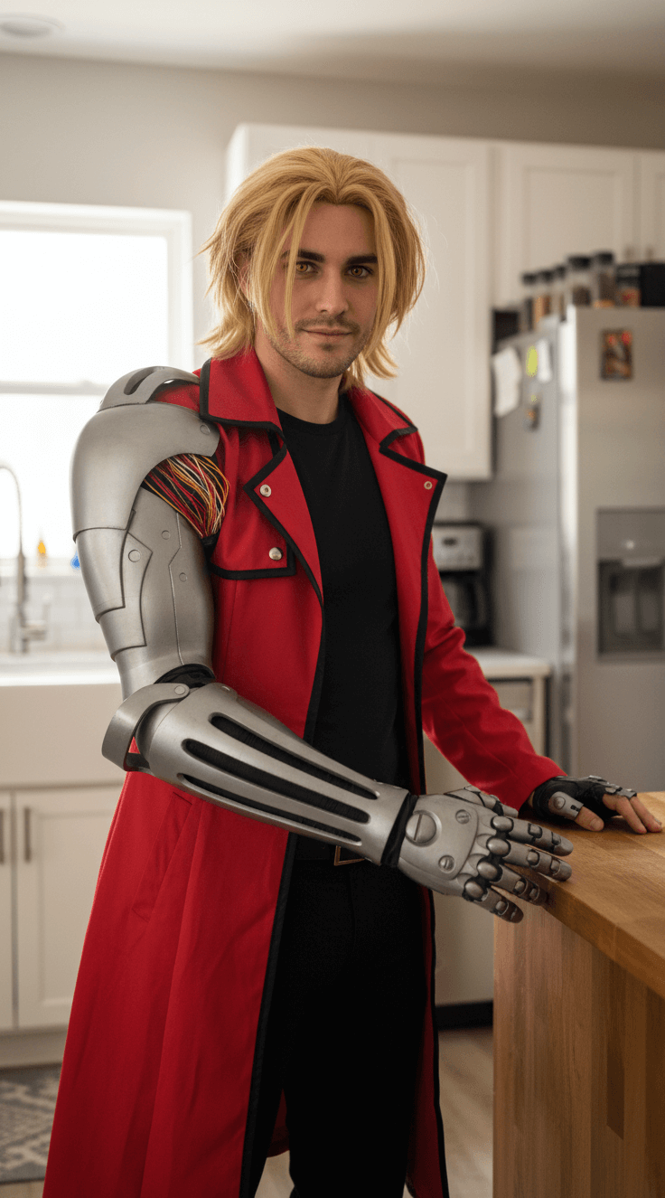 Automaton Prosthesis of Edward Elric Cosplay Pattern DIY - Fullmetal Alchemist 1 Automaton Prosthesis of Edward Elric Cosplay Pattern DIY - Fullmetal Alchemist