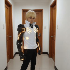 Automaton Prosthesis of Genos Arm Mode Cosplay Pattern DIY - One Punch Man