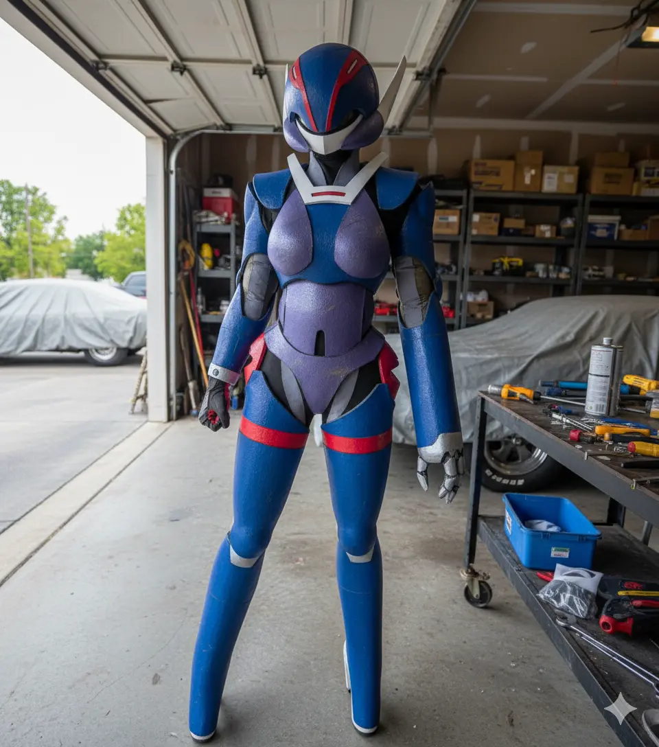 Prim Suit Armor Cosplay Pattern DIY - Bubblegum Crisis 2 Prim Suit Armor Cosplay Pattern DIY - Bubblegum Crisis - Image 2