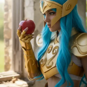 Aquarius Gold Cloth, female version Cosplay Pattern DIY -  Saint Seiya