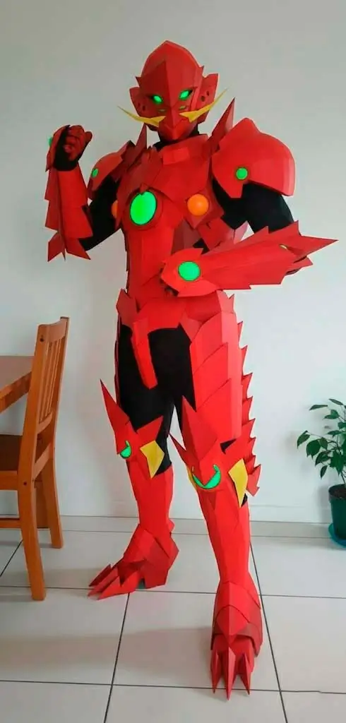 Issei Dragon Armor Cosplay Pattern DIY - High School DXD 1 Issei Dragon Armor Cosplay Pattern DIY - High School DXD