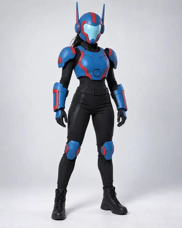 Hiro Hamada Armor Cosplay Pattern DIY - Big Hero 6 1 Hiro Hamada armor cosplay pattern inspired by Big Hero 6, studio view