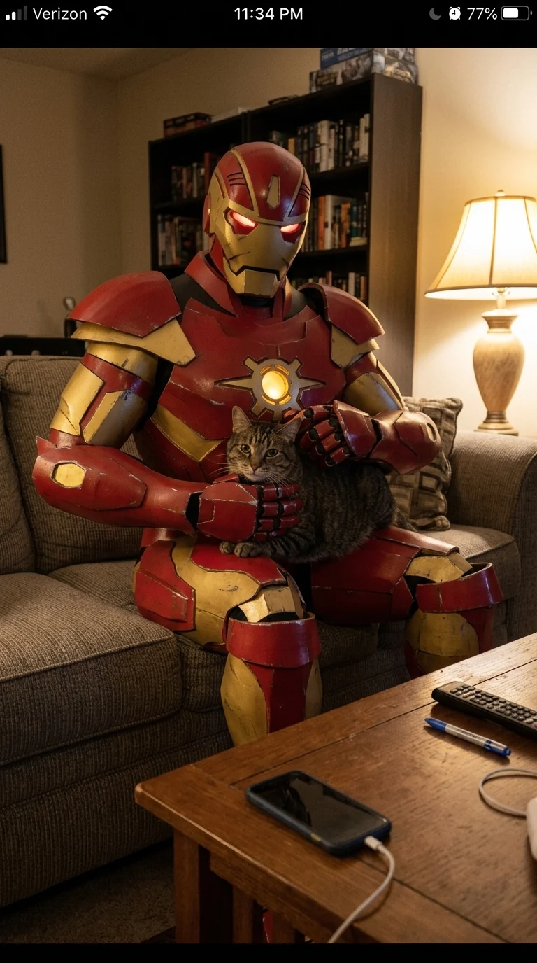 Iron Man Godkiller v1 Armor Cosplay Pattern | Pepakura PDO EVA Foam 3 Iron Man Godkiller v1-inspired EVA foam armor cosplay preview